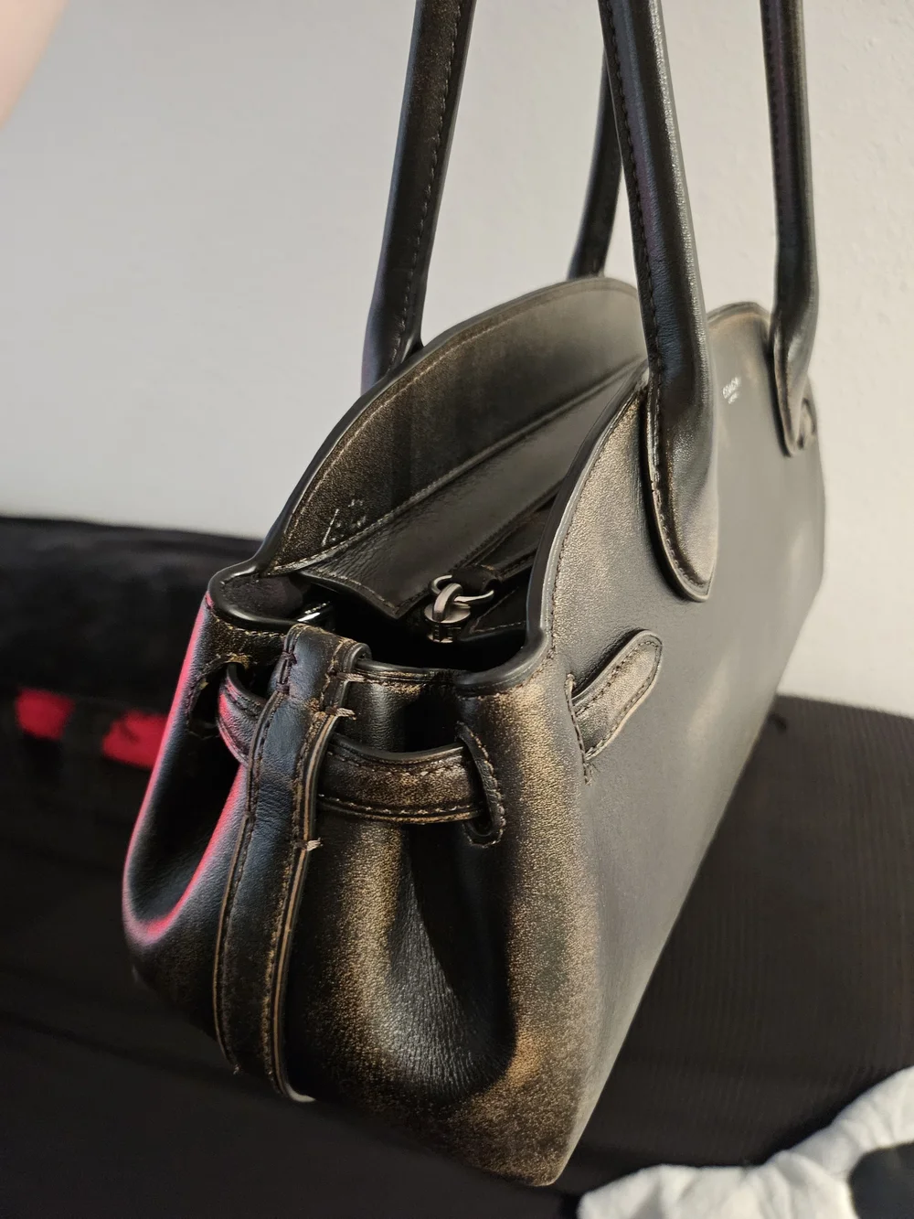 COACH Loved Leather Empire Carry All